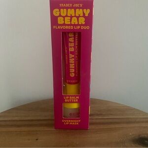 Trader Joe's Gummy Bear Flavored Lip Balm & Mask Duo New